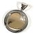 Bulgari Collana Pendente Cuore Tondo in Oro 18K e Oro Bianco Bvlgari - vista 6