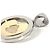 Bulgari Collana Pendente Cuore Tondo in Oro 18K e Oro Bianco Bvlgari - vista 8