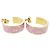 Orecchini a cerchio in smalto Nanogram Louis Vuitton Rosa D'oro - vista 4