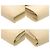 Billetera de cuero Corda beige plegable Prada 1M0510 - vista 4