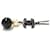 Collana lunga Chanel B14B Coco Mark Nero  - vista 2