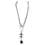 Collana lunga Chanel B14B Coco Mark Nero  - vista 3