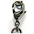 Collana lunga Chanel B14B Coco Mark Nero  - vista 5