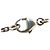 Bracciale Charm Silver Lockit Louis Vuitton Argento - vista 4