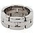 Anello Maillon Panthère a 3 File in Oro Bianco 18K di Cartier D'oro - vista 2