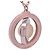 Collana Rotonda Trinity di Cartier D'oro - vista 6