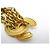 CINTURA CHANEL LOGO CC QUILTED NUOVA VINTAGE 3 RIGHE 60-119CM ORO D'oro - vista 9
