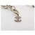 NUEVO COLLAR CHANEL PENDIENTES LOGO CC LABIAL ROJO AB7670 2022 COLLAR Dorado - vista 6