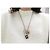 NUEVO COLLAR CHANEL PENDIENTES LOGO CC LABIAL ROJO AB7670 2022 COLLAR Dorado - vista 8