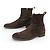 SCARPE BERLUTI BOOTIES 9.5 43.5 CAMOSCIO & PELLE MARRONE