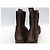SCARPE BERLUTI BOOTIES 9.5 43.5 CAMOSCIO & PELLE MARRONE - vista 12