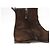 SCARPE BERLUTI BOOTIES 9.5 43.5 CAMOSCIO & PELLE MARRONE - vista 13
