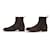 SCARPE BERLUTI BOOTIES 9.5 43.5 CAMOSCIO & PELLE MARRONE - vista 2