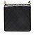 Gabrielle Borsa a tracolla verticale piccola in pelle di agnello chic con perle Chanel Nero - vista 3
