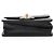 Gabrielle Borsa a tracolla verticale piccola in pelle di agnello chic con perle Chanel Nero - vista 4