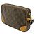 Clutch Dragonne Marly Monogram Louis Vuitton Marrone - vista 2