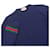 Gucci Web line Kaschmirpullover Blau Marineblau  - Ansicht 2
