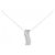 Autre Marque Collana di diamanti in oro bianco Au750 Argento