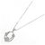 Autre Marque Collana in diamante in oro bianco Au750 a forma di fiore Argento - vista 2