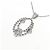 Autre Marque Collana in diamante in oro bianco Au750 a forma di fiore Argento - vista 4