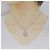 Autre Marque Collana in diamante in oro bianco Au750 a forma di fiore Argento - vista 6