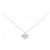 Autre Marque Collana con diamante a forma di cuore Au750 Argento