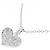 Autre Marque Collana con diamante a forma di cuore Au750 Argento - vista 3