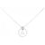 Autre Marque Platin-Diamant-Halskette Silber