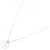 Autre Marque Platin-Diamant-Halskette Silber - Ansicht 2