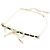 Classique Collier en cuir avec perles de fausse perle AB8496 de Chanel Noir - vue 2