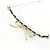 Classique Collier en cuir avec perles de fausse perle AB8496 de Chanel Noir - vue 3