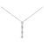 Autre Marque Collana in diamante in oro bianco Au750 Argento