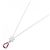 Autre Marque Platin-Saphir-Diamant-Halskette Silber - Ansicht 2
