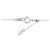Autre Marque Platin-Saphir-Diamant-Halskette Silber - Ansicht 5