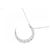 Autre Marque Collana Moon in Au750 e Diamanti Argento - vista 3