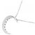 Autre Marque Collana Moon in Au750 e Diamanti Argento - vista 4