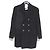 Autre Marque Chaqueta de sastre de doble botonadura bordada LUNA MATTINO Negro