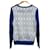Autre Marque Russeluno Strick Golfpullover Rot Blau - Ansicht 2