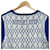 Autre Marque Russeluno Strick Golfpullover Rot Blau - Ansicht 3