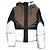 Autre Marque Chaqueta de plumas de nylon BOSS Plockena Boa Castaño Negro Blanco