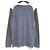 Autre Marque CIDAM Nylon Strickpullover von Russeluno Braun Weiß Khaki - Ansicht 2