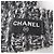 Chanel Linea Pietra Seta Cashmere Scaldabraccia Marrone Nero - vista 6