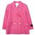 Autre Marque Blazer duplo abotoado icônico Patou Rosa