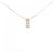 Autre Marque Collana di diamanti Au750 Rosa