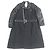 Abrigo de traje de cuero Sacai Schott Negro