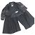 Abrigo de traje de cuero Sacai Schott Negro - vista 3