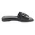 Sandali in pelle Chaine d'Ancre di Hermès Nero - vista 6