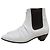Céline Botines cortos de cuero Celine Castaño Blanco - vista 2
