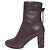 Botines STELLAR Christian Dior Castaño Burdeos - vista 2