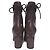 Botines STELLAR Christian Dior Castaño Burdeos - vista 4